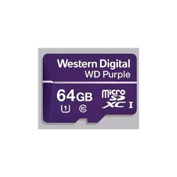 Počítač Western Digital WD MicroSDXC Class 10 64 GB WDD064G1P0C WD PURPLE 64GB MicroSDXC QD101 / WDD064G1P0C / CL10 / U1 /