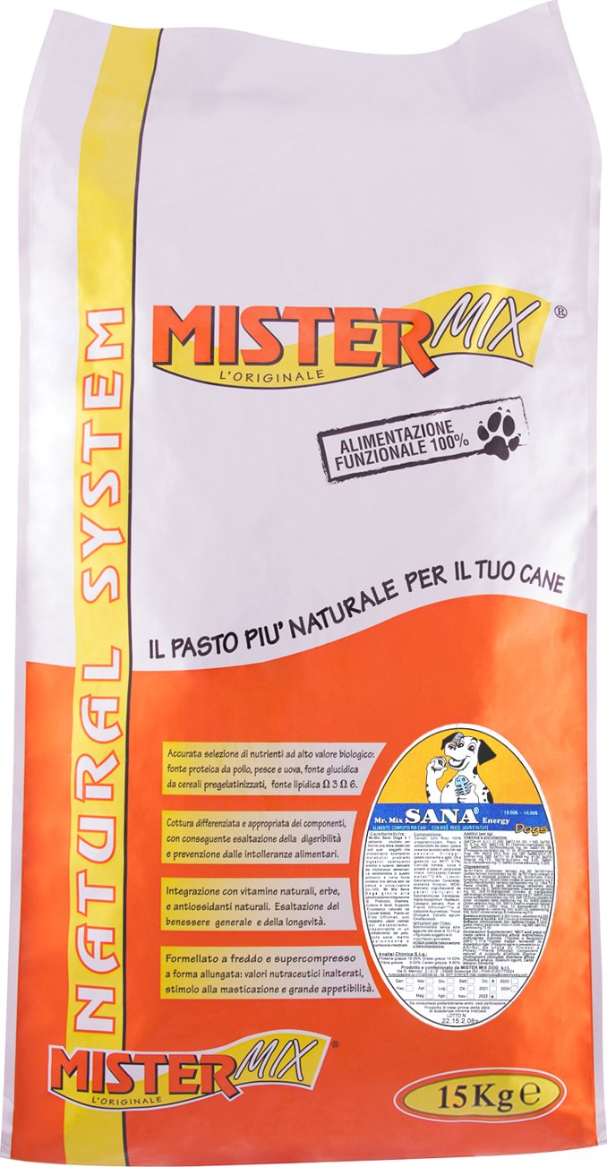 Mister Mix Dog SANA ENERGY Dogs Hmotnost: 15 kg