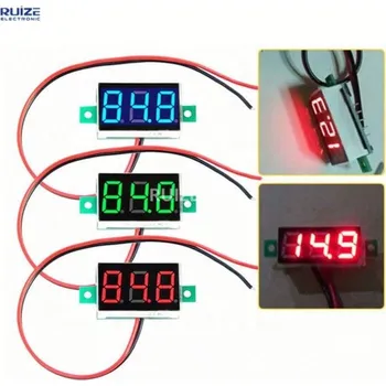 voltmetr 4,5-30V (modrý podsvit)