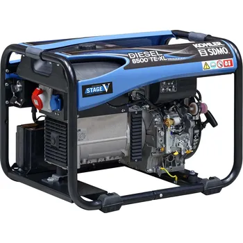 Elektrocentrála Profesionální třífázová dieslová elektrocentrála, generátor 6,5 kVA, 5,2 kW, elektrický start DIESEL 6500 TE XL C5 KOHLER SDMO&nbsp; (KOHLER SDMO )