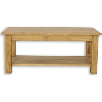 Konferenční stolek ST710 dřevěný konferenční stůl z přírodní borovice Drewmax (Povrch přírodní vosk!)