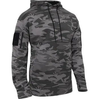 Pánská mikina ROTHCO Mikina CONCEALED CARRY s kapucí BLACK CAMO velikost: L