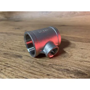 Fitinka T-kus nerez redukovaný Závit: 3/4" x 1/2"
