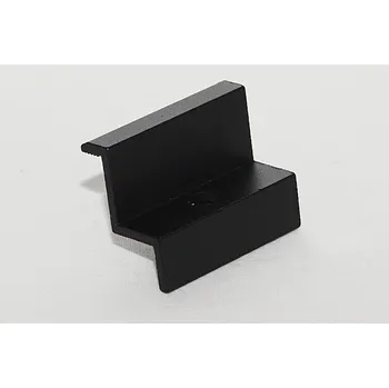 držák na solární panel Koncový úchyt, držák panelů hliníkový 35mm černá