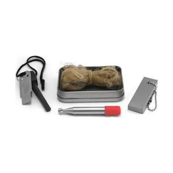 Podpalovač Coghlans® Kompletní sada Fire-in-a-Box Coghlans®, Barva: Stříbrná