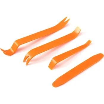 Klíč 2DIN Sada nástrojů pro demontáž autorádia a čalounění - oranžová