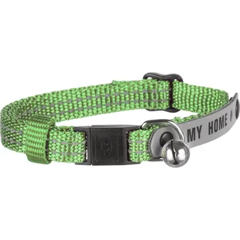 Obojek pro psa TRIXIE Reflexní obojek pro kočky s integrovaným adresním štítkem Barva: zelená