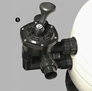 Bazénová filtrace Pooltechnika 6-ti cestný ventil filtrace Emaux MFS 2"