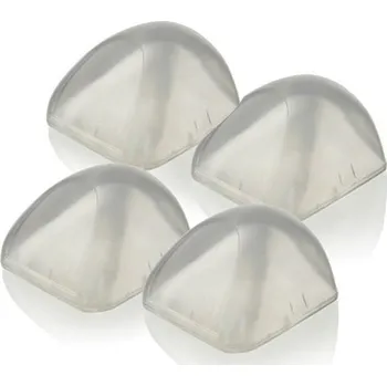 PVC krytky na rohy měkké 4ks transparentní, rozměr 4 x 5 cm