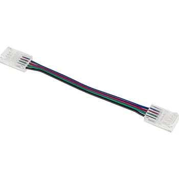 LED páska Ledshopik Nacvakávací propojovací konektor TSP pro SMD RGB pásky | 10mm | IP20+IP65 |