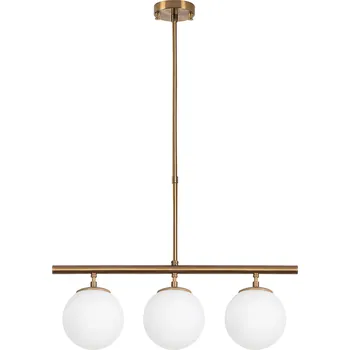 OPVIQ Závěsné osvětlení ATMACA mléčné sklo