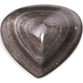 Drahý kámen Magieprirody.cz Srdce obsidián stříbrný 95g konkrétní #08