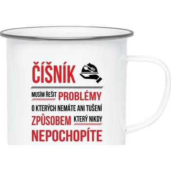 Plecháček Musím řešit problémy - číšník