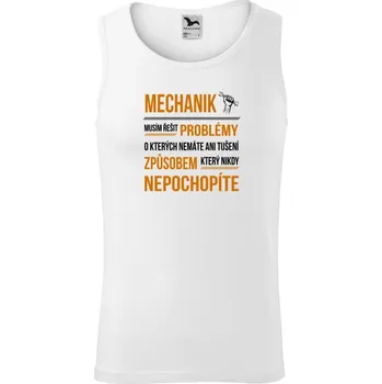 Pánské tílko Pánské tílko Malfini Core Musím řešit problémy - mechanik