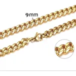 Řetízek z chirurgické oceli NC-529-Gold 9mm