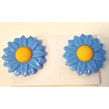 Hračka pro nejmenší Farlin Kopretiny do vlasů 2 ks v balení Modré