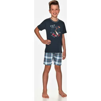 Chlapecké pyžamo Taro, chlapecké pyžamo 2747-Ivan, tmavě modrá, vel. 140