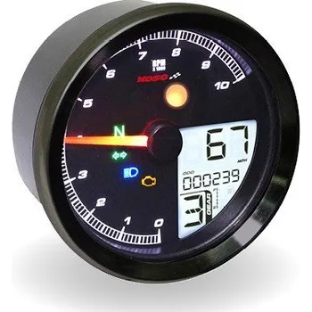 Tachometr Multifunkční přístroj, tachometr KOSO TNT-04 černý