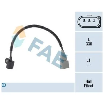Čidlo automobilu Snímač, poloha vačkového hřídele FAE 79341