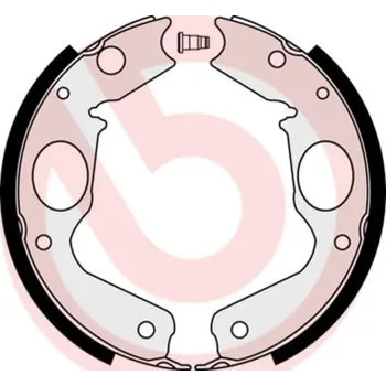 Autodíl Sada brzdových čelistí, parkovací brzda BREMBO S 54 518