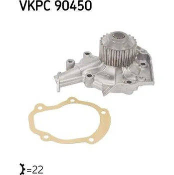 Motor automobilu Vodní čerpadlo, chlazení motoru SKF VKPC 90450