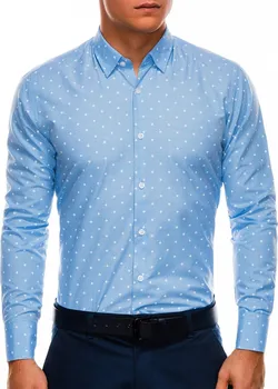 Pánská košile Ombre Clothing Precision K463 světle modrá S