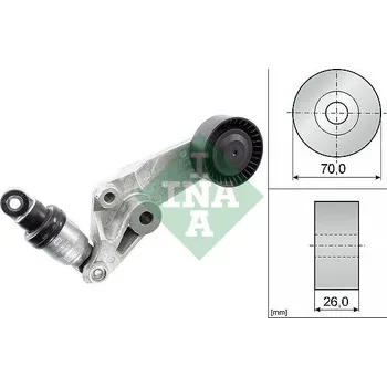 Auto-moto Napínák, žebrovaný klínový řemen Schaeffler INA 534 0016 10