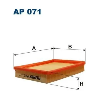 Autodíl Vzduchový filtr FILTRON AP 071