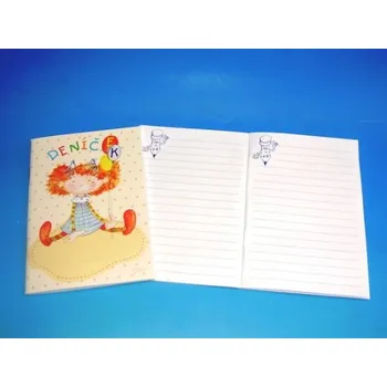 Sešit Deníček A6 212 1.-2.třída motiv holčička