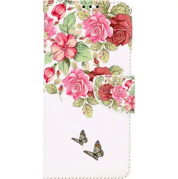 Pouzdro na mobilní telefon Pouzdro Vivo Y01 knížkové Něžné květy (kryt neboli obal na Vivo Y01)
