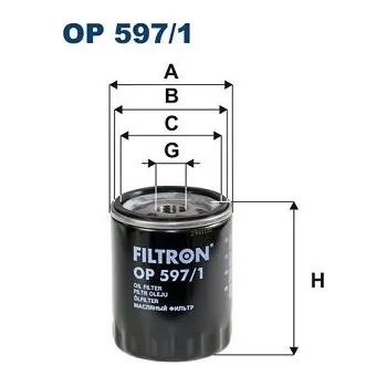 Autodíl Olejový filtr FILTRON OP 597/1