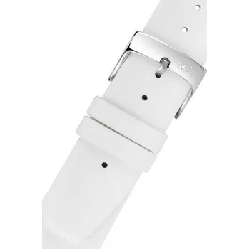 Řemínek na hodinky Kožený řemínek Morellato Fuji M 5479D36.017, bílý, recyklovaný materiál