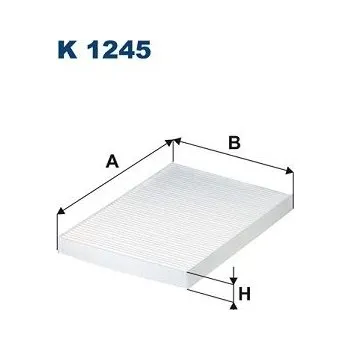 Autodíl Filtr, vzduch v interiéru FILTRON K 1245