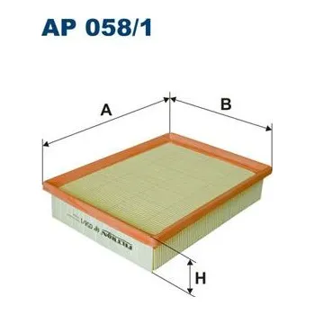Autodíl Vzduchový filtr FILTRON AP 058/1