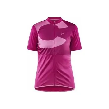 cyklistický dres CRAFT CORE Endur Logo W růžová 1910562-486719 L; Růžová dres
