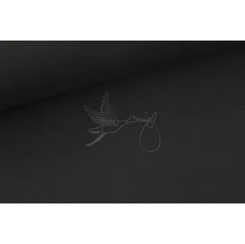 Náplet žebrovaný - Antracit