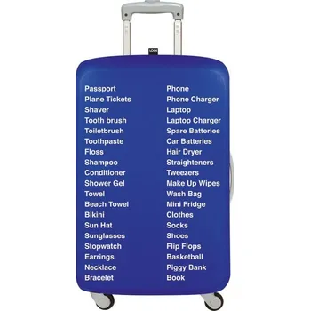 Příslušenství k zavazadlu LOQI Type Things to Pack potah na kufr modrý