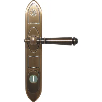 Dveřní kování BERNAT MOUNTING Bernat bezpečnostní kování Tradition K1 Provedení: PZR klika pravá/klika, Povrchová úprava: surová mosaz, Rozteč: 92 mm