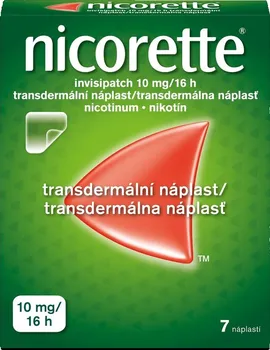 Odvykání kouření nicorette Invisipatch 10 mg náplasti 7 ks