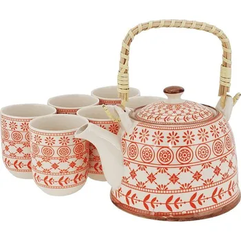 Konvice na čaj Čajová souprava Herb Amber 0,8 l keramická