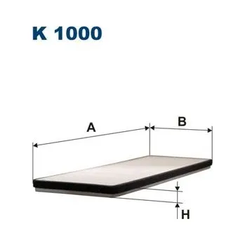 Autodíl Filtr, vzduch v interiéru FILTRON K 1000