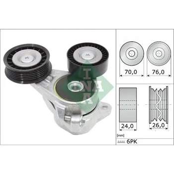 Napínák, žebrovaný klínový řemen Schaeffler INA 534 0309 10