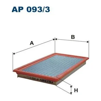 Vzduchový filtr Vzduchový filtr FILTRON AP 093/3