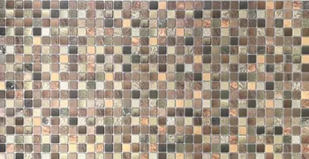 Obklad Regul D0014 3D hnědá mozaika 93,5 x 46,9 cm