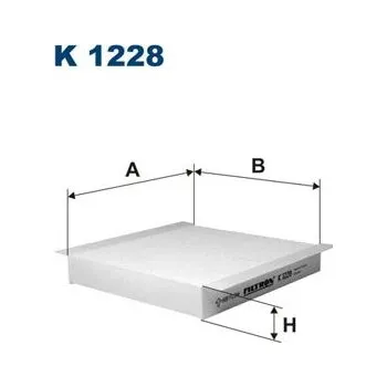 Ventilátor topení a klimatizace Filtr, vzduch v interiéru FILTRON K 1228