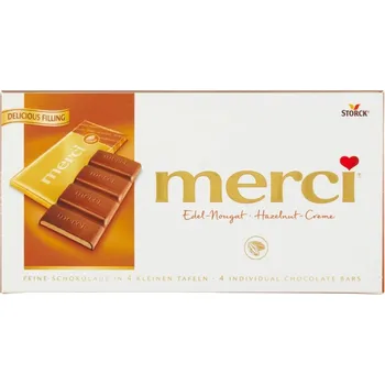 Čokoláda Merci nugátová 32 % 112 g