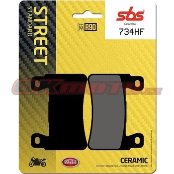 Brzdová destička Přední brzdové destičky SBS 734HF - Honda VTR 1000 SP-2, 1000ccm - 02-06