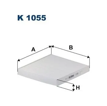 Ventilátor topení a klimatizace Filtr, vzduch v interiéru FILTRON K 1055