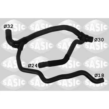 Motor automobilu Hadice chladiče SASIC 3404036