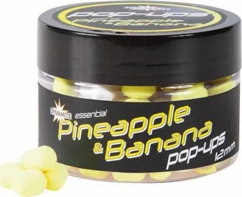 Boilies Dynamite Baits Pop-Ups Fluro 12 mm Pineapple & Banana 